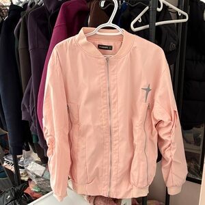 Pink Bomber Jacket for Women